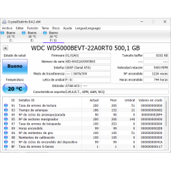 HD 2,5" WD SCORPIO BLUE 500GB WD5000BEVT